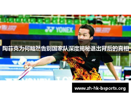 陶菲克为何黯然告别国家队深度揭秘退出背后的真相 陶菲克为何黯然告别国家队深度揭秘退出背后的真相